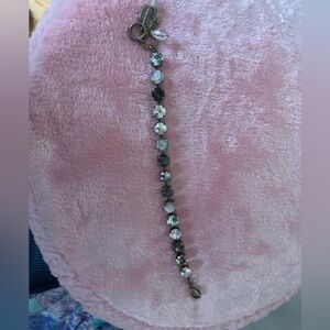 Mariana Silver and Black  Bracelet